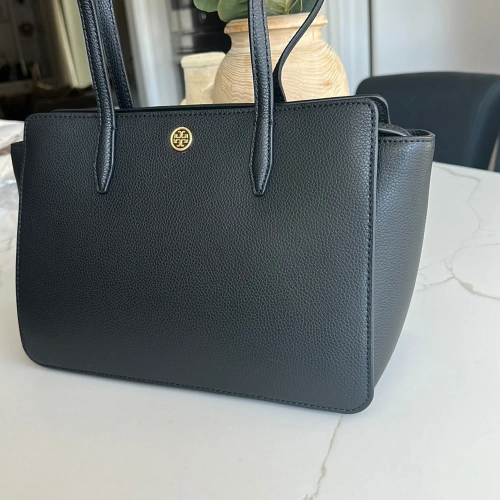 Tory Burch Robinson Small Leather Tote